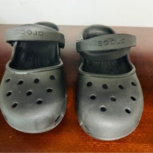 CROCS Black Sandals for Women